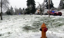 冰暴中电线砸在汽车上，婴儿获救，但三人死亡