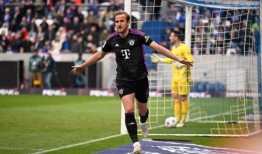 在拜仁5-2大胜达姆施塔特的比赛中，凯恩创造了进球纪录