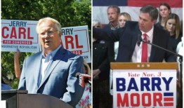 杰里·卡尔，巴里·摩尔将于1月24日在达芙妮举行的国会现任辩论中对峙